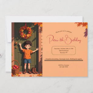 Convites Bem-vindo ao Outono