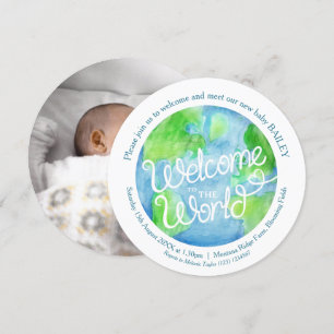 Convites Bem-vindos ao mundo da arte personalizada foto do 