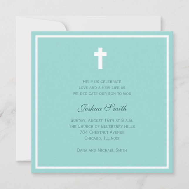 Convites Bênção Azul (Frente)