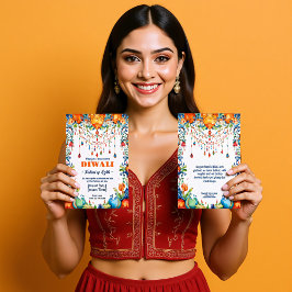 Convites Bênçãos Radiantes Diwali