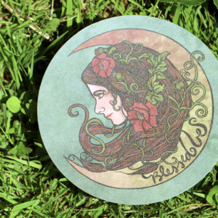 Convites Bendito Seja Deusa Lua Pagan