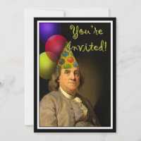 Benjamin Franklin Happy Birthday