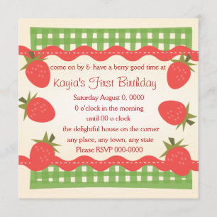 Convites Berry Basket