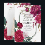 Convites Berry Bloom Garden Floral Glam Sweet 16<br><div class="desc">Customize for any event</div>