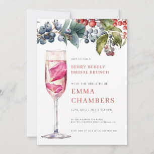Convites Berry Bubbles Bridal Brunch