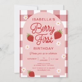 Convites Berry First Birthday