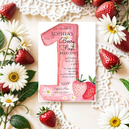 Convites Berry First primeiro aniversario