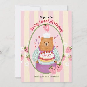 Convites Berry Lovely First Birthday