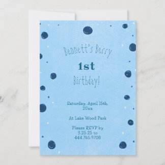 Convites Berry, primeiro aniversário