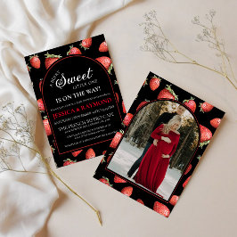 Convites Berry Sweet Baby Shower Editável