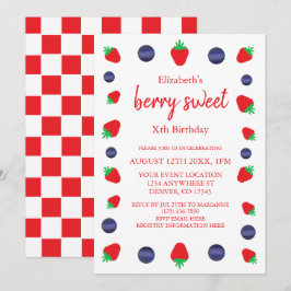 Convites Berry Sweet Birthday
