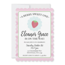 Berry Sweet One Chá de fraldas