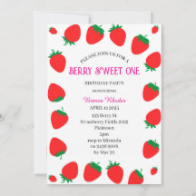 Berry Sweet One, personalizado,