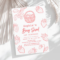 Berry Sweet primeiro aniversario de amora puxada p