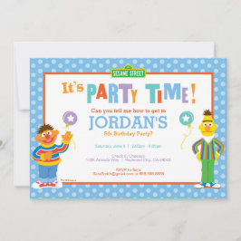 Convites Bert e Ernie Birthday