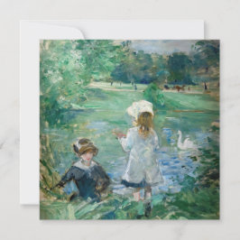Convites Berthe Morisot - Ao lado de um lago