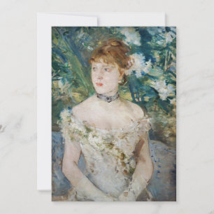 Convites Berthe Morisot - Jovem Menina em Traje de Baile