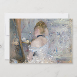 Convites Berthe Morisot - Mulher na sua Toilette
