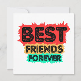 CONVITES BEST FRIENDS FOREVER RETRO FRIENDS, FRIENDSHIP