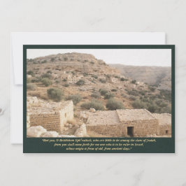 Convites Bethlehem Ephrathah—Micah 5:2 Biblical Art