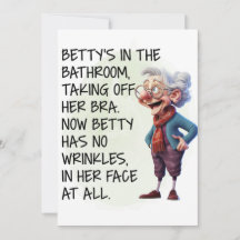 Betty Engraçado no Banheiro