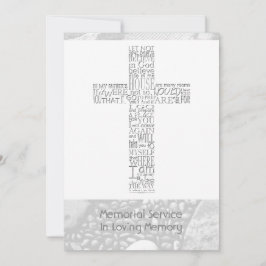 Convites Bíblia Versa John 14 Memorial Service 3