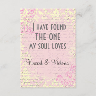 Convites Bíblia Verse Song of Solomon Casamento vintage