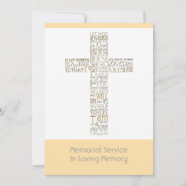 Convites Bíblias Versos do Serviço Memorial John 14 11