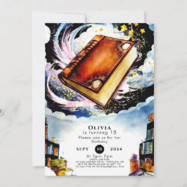 Convites Biblioteca de diversão Boho Storybook Birthday