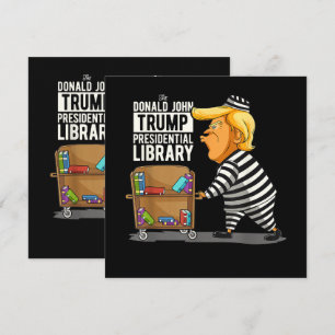 Convites Biblioteca Presidencial Trump Prisão