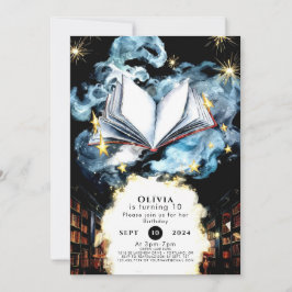 Convites Biblioteca Whimsical — Aniversário do Livro de His