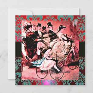 CONVITES BICICLETA AZUL NEGRA MALUCA MONOGRAMA