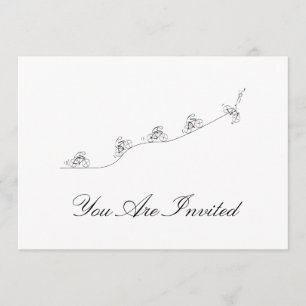 Convites Bicicleta passando pela colina