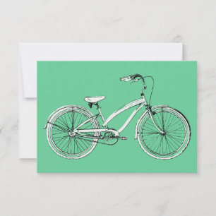 Convites bicicleta retrô