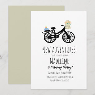 Convites Bicicletas Vintage Bicicletas de Aniversário Bolo