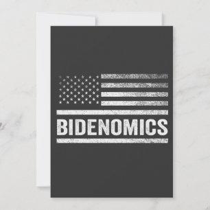 Convites Bidenomics American ElecFlag Democrat Harris