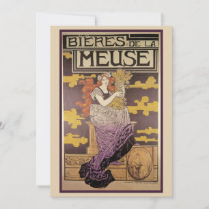 Convites Biere de la Meuse por Marc Auguste Bastard