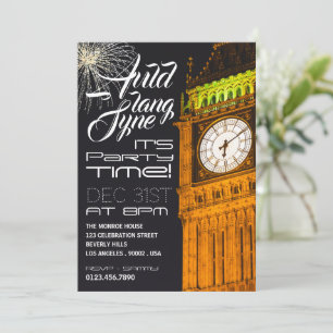 Convites Big Ben de Londres, Festa de Véspera de Ano Novo