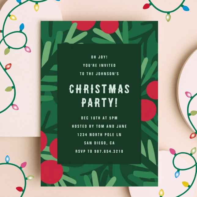 Convites Big Holly e Berries (Criador carregado)