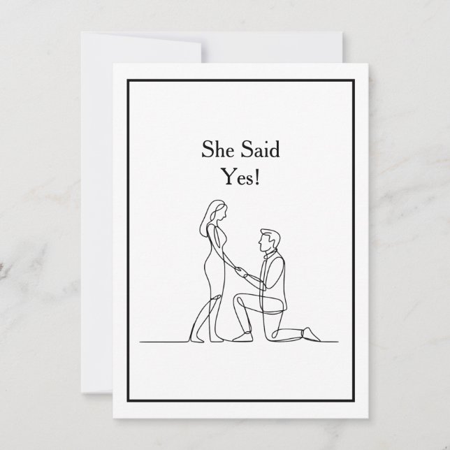 Convites Big love. Big day. Save the date. Black Border (Frente)