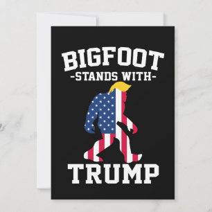 Convites Bigfoot Apoia Trump Eleições 2024