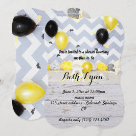 Convites Bigode de Baby Shower bigodes Destino do Destino