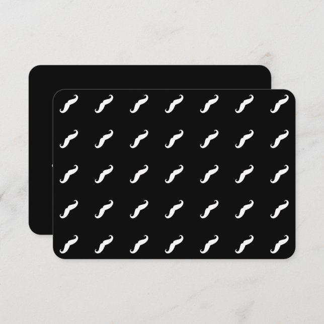 Convites bigodes (Frente/Verso)