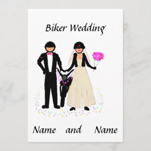 Convites Biker Wedding Adicionar detalhes