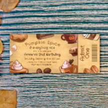 Bilhete de Abóbora Recheada e Tudo Bom