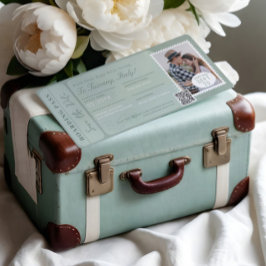 Convites Bilhete de Embarque de Destino