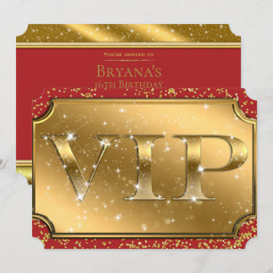 Convites Bilhete de Ingresso para Evento de Festa VIP Glamo