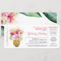 Bilhete de Passagem de Embarque de Pineapple Beach