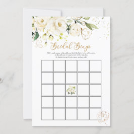 Convites Bingo Bridal Rosa Branca/Quem conhece a melhor noi