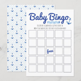 Convites Bingo Chá de fraldas Náutico